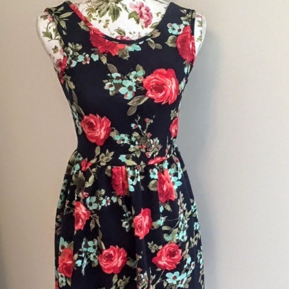 Floral Skater Dress